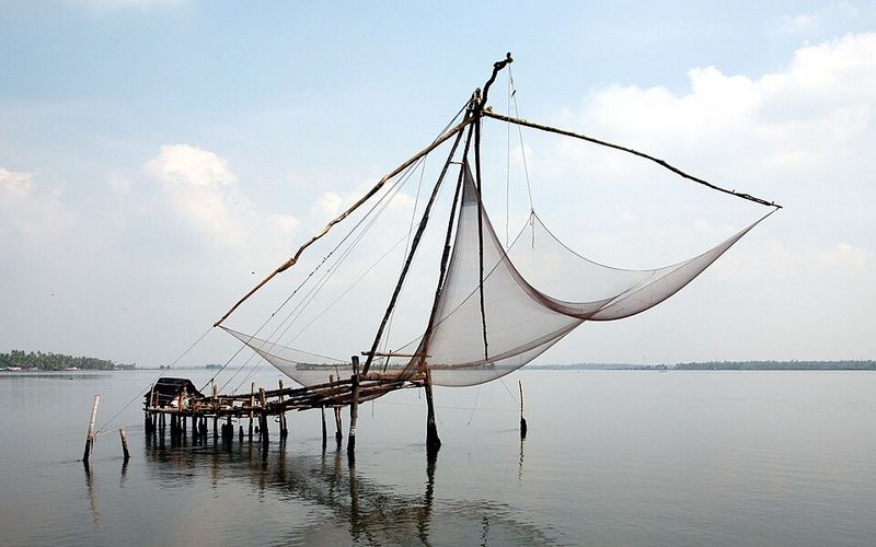 Chinese fishing nets in Kochi