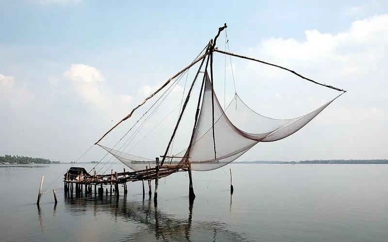 Chinese fishing nets in Kochi